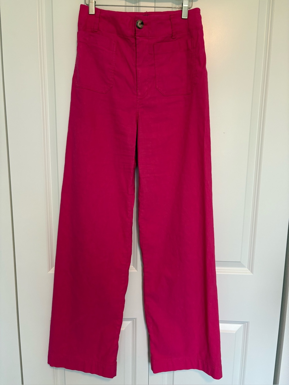 Maeve The Colette Bright Pink Wide leg pants - Tall length - size 28 T